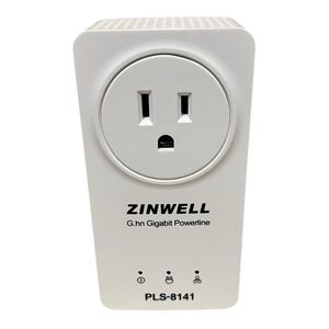 Zinwell G.hn Gigabit Powerline Ethernet Adapter PLS-8141 Gigabit Powerline